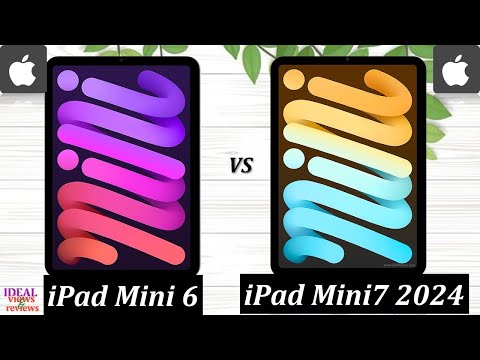 iPad Mini 6 2021 vs iPad Mini 7 2024 comparison