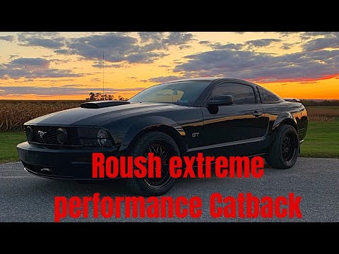2005-2009 Mustang GT/GT500 Roush Extreme Performance Catback exhaust