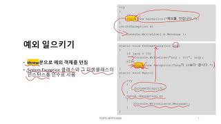 [이것이 C#이다 / C# 9.0 반영] 12강_예외 처리하기