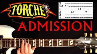 Torche Admission Guitar Lesson / Guitar Tabs / Guitar Tutorial / Guitar Chords / Guitar Cover