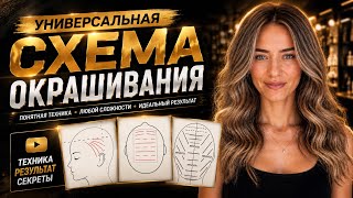 Универсальная схема окрашивания волос. Часть 1