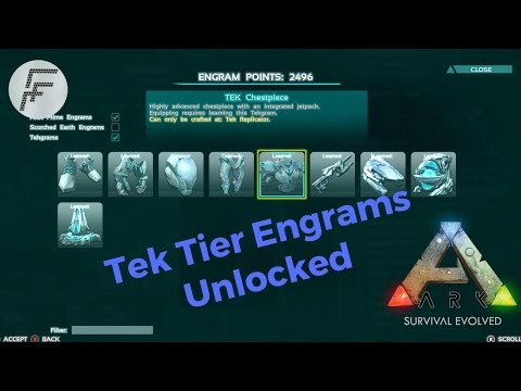 Ark survival evolved: How to Unlock Tek Tier Engrams