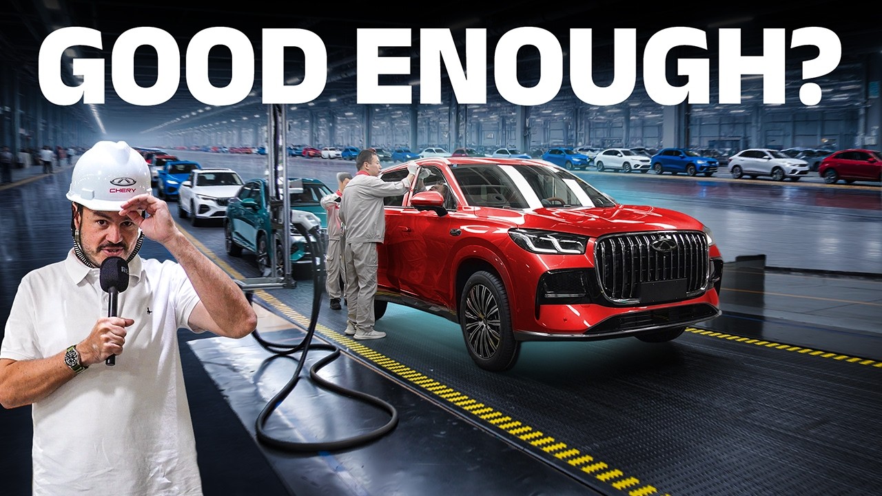 Are Chinese car factories up to standard? Chery factory tour…