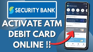 NEW! How To Activate Security Bank ATM/Debit Card Online (2026)