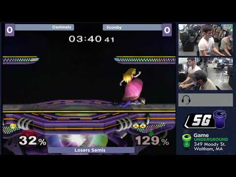 SG 24.12 SSBM - Danimals (Peach) vs. Scooby (Sheik) - Melee LSF
