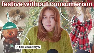 consumerism has taken over the holidays 🎁🌲☃️🕯️ (here’s what to do instead)