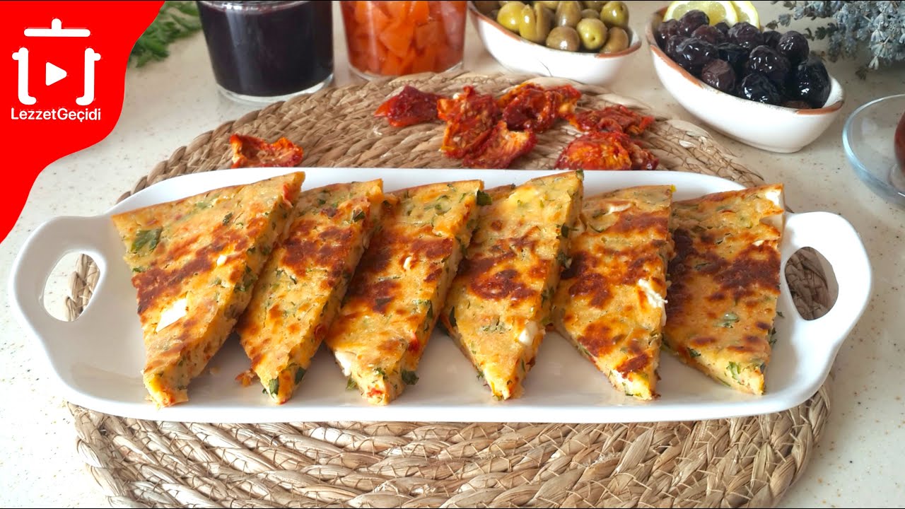 Kahvaltı Menüsü Tavada Börek Tarifi ile Pratik Kolay Çabuk Yemek Yapımı