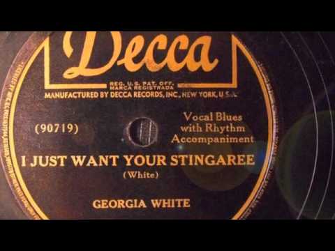 I Just Want Your Stingaree - Georgia White