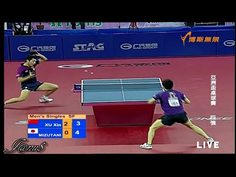 2015 Asian Cup Ms-SF1: XU Xin - MIZUTANI Jun [HD] [Full Match|Short Form]