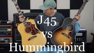 Video thumbnail for J45 vs Hummingbird : Only One Gibson Is Staying by Blake Mansfield