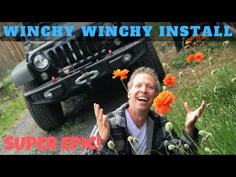 Winch Install!!! Warn VR8000-S with a Maximus-3 mounting plate and a Cascadia 4x4 Flipster v2