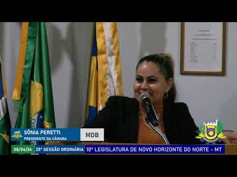 Discurso da presidente da Câmara de Vereadores Sônia Peretti (MDB)