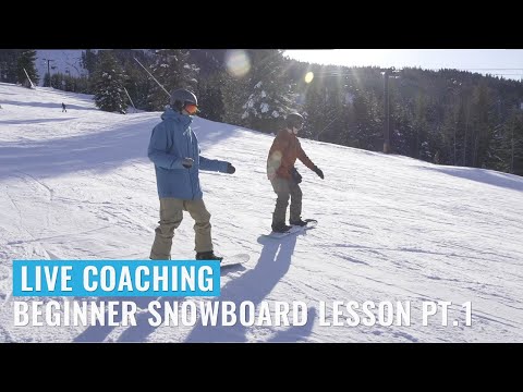 Live Coaching: Beginner Snowboard Lesson Pt. 1