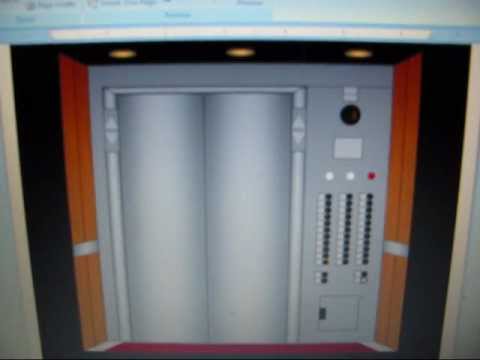 Fast Otis Lexan Traction Elevators at the Barthelet Corp. Tower (Animated)