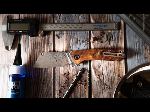 CHEAP and EASY! Make Your Own Custom Knife Scales. My Customized Civivi Mini Mastodon Cleaver!