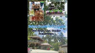 BEAUTIFUL SABAS BEACH AND CAMPSITE | MINALULAN BEACH | SIQUIJOR | PHILIPPINES