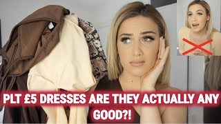 PLT £5 DRESSES HIT OR MISS?! + DISCOUNT CODE!