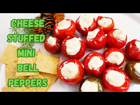 How To Make Delicious Homemade Cheese-Stuffed Mini Peppers