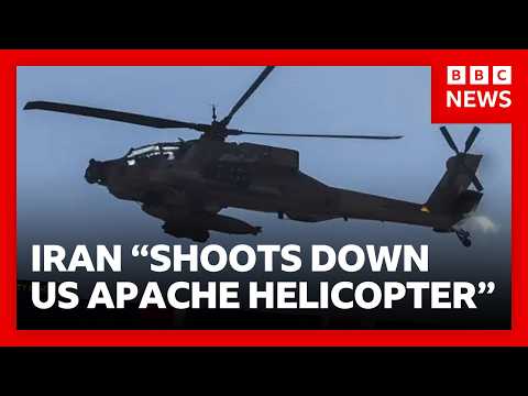 Trump says Iran has shot down US Apache helicopter and vows to respond | BBC News