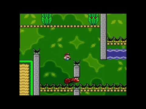 Super Mario World - Love Yourself romhack - Wet N' Wiggly