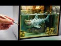 How To Make a Mummy Shark Diorama / Polymer Clay / Epoxy resin