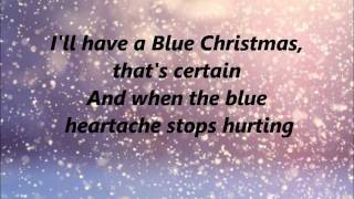 Glee - Blue Christmas - Lyrics