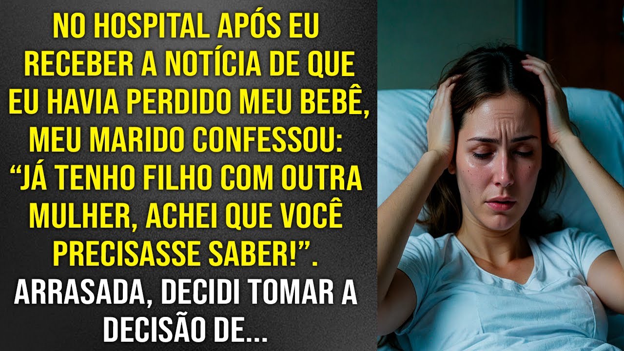 Depois que perdi o bebê, meu marido confessou: "Já tenho um filho com outra mulher!'