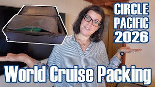 World Cruise (Un)Packing w/Dee - Coral Princess 131-Day Circle Pacific 2026 - Cruise Packing Video