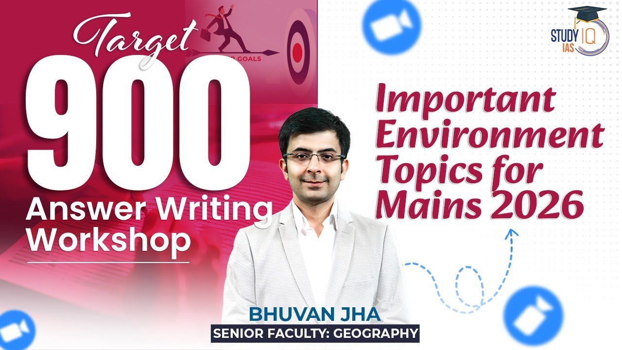 Most Important Environment PYQ's For Mains 2026 | Answer Writing Workshop ( Part-4) | Bhuvan Jha