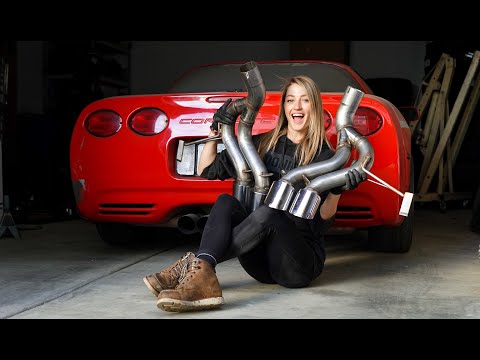 C5 Corvette Exhaust Install