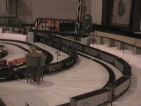 Model train and truck display - 2009