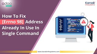 How To Fix [𝗘𝗿𝗿𝗻𝗼 𝟵𝟴] 𝗔𝗱𝗱𝗿𝗲𝘀𝘀 𝗔𝗹𝗿𝗲𝗮𝗱𝘆 𝗜𝗻 𝗨𝘀𝗲 In Single Command