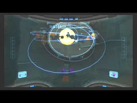 Samus founds the map of the galaxy system. Metroid Prime