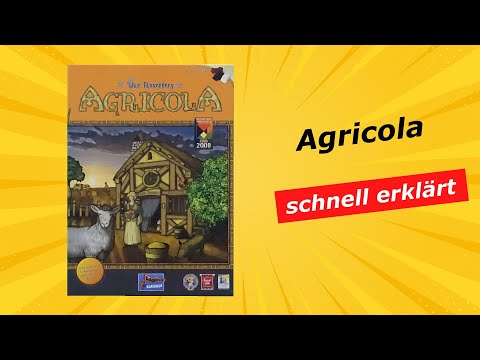 Agricola - kurze knackige Anleitung