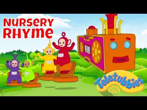 Nursery Rhymes with Teletubbies | The Tubby Custard Train | Wheels on the bus | Videos For Kids
