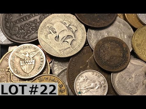 GORGEOUS SILVER & COPPER World Coins Found Foreign Coin Bag Searching - Lot #22