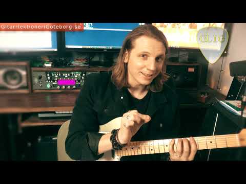 Gitarr skalor #1  - Lär dig spela solo i vilken tonart som helst