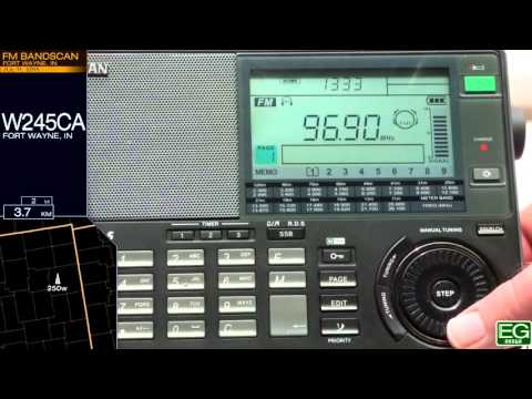 Local FM Bandscan for Fort Wayne, IN (2015)