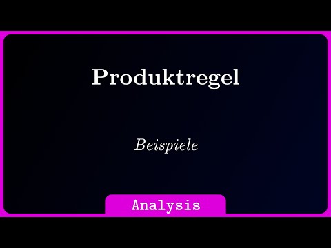 Produktregel/Leibnizregel mit Rechenbeispielen