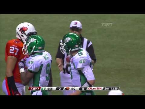 CFL Recap: Saskatchewan 6, BC 17 - November 3, 2012
