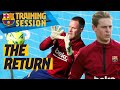 DE JONG, TER STEGEN, ... BACK TO TRAINING ✅