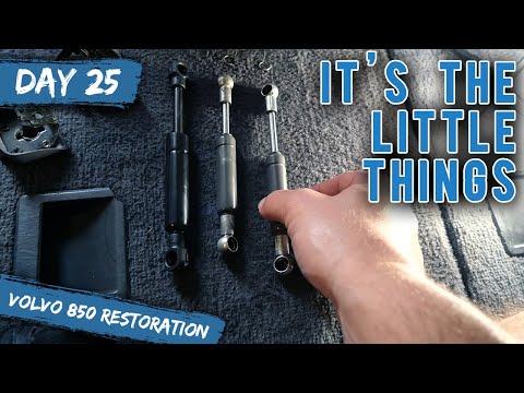 Volvo 850 Restoration - Trunk Interior, Tailgate Lock And Small Tasks