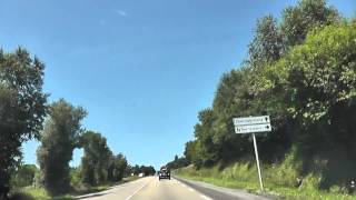 preview picture of video 'Driving Along The D787 & N164 Between Carhaix-Plouguer &  Pleyben, Brittany, France 23rd July 2012'