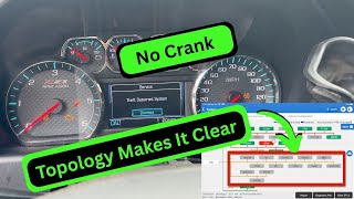 Silverado No Crank with a Service Theft Deterrent Message