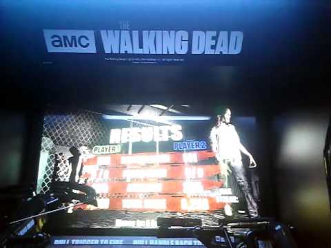 Lets Play The Walking Dead Arcade Game at D&B!