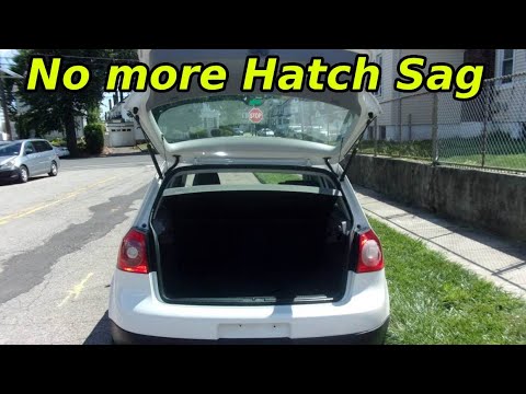 How to Replace Hatch Struts on VW MK5 and MK6