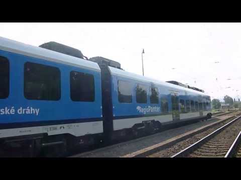 ČD 440.003 - Příjezd vlaku Os 6823 - Bohosudov, 6.7.2013