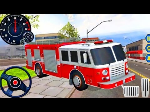 Rescue Fire Truck Simulator 3D - Emergency Firefighter Rescue Game - Android Gameplay #3