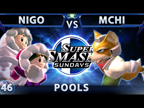 SSS 46 - FD Nigo (Ice Climbers) Vs. Mchi (Fox) SSBM Pools - Smash Melee