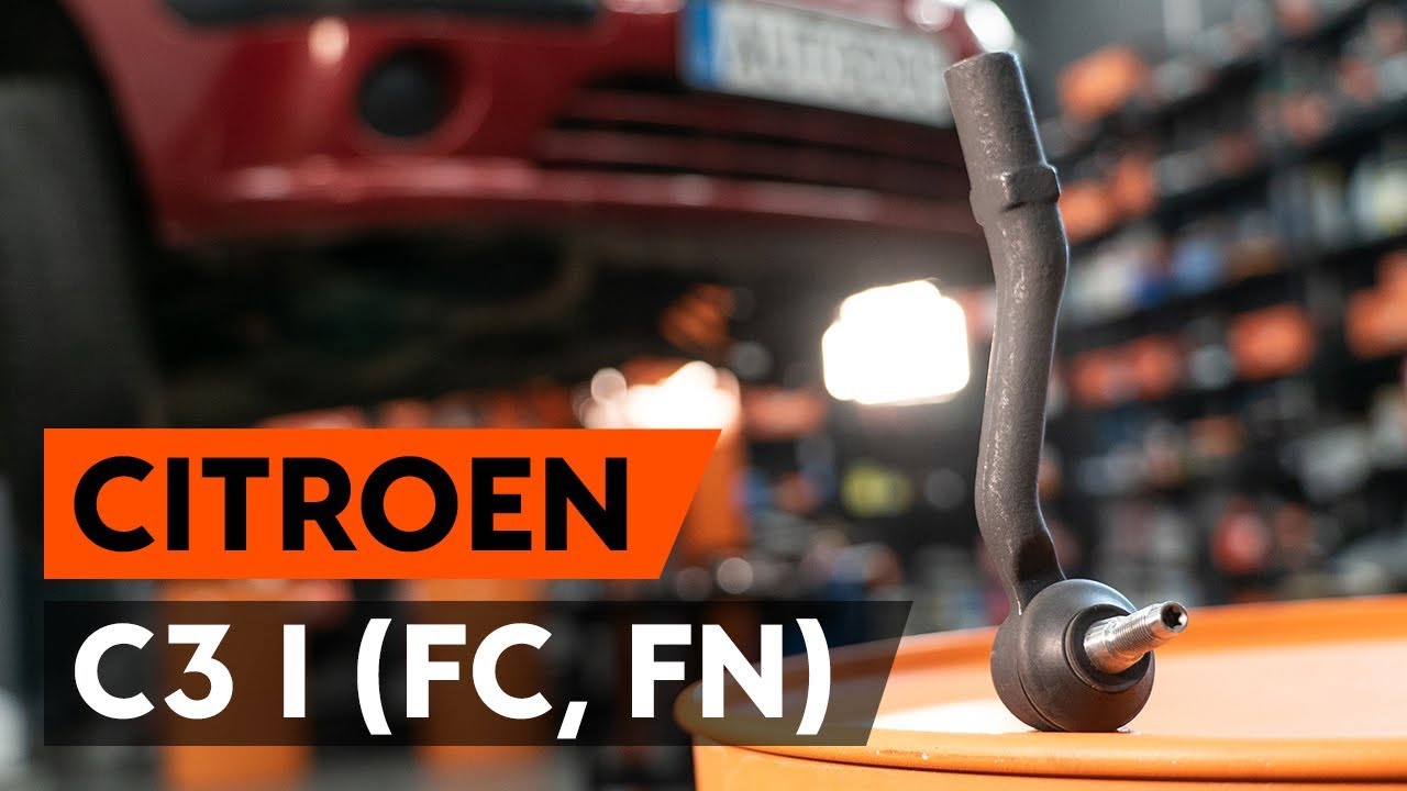 Slik bytter du styreledd på en Citroen C3 1 – veiledning